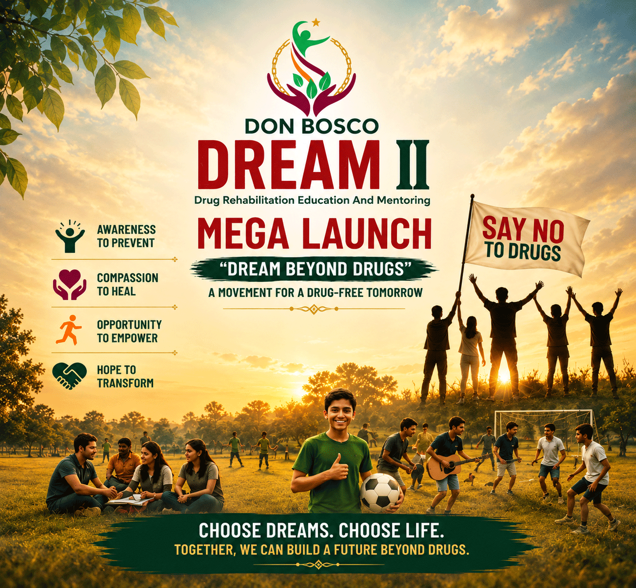 Don Bosco DREAM II Dream Beyond Drugs Mega Launch don-bosco-dream-ii-dream-beyond-drugs-mega-launch